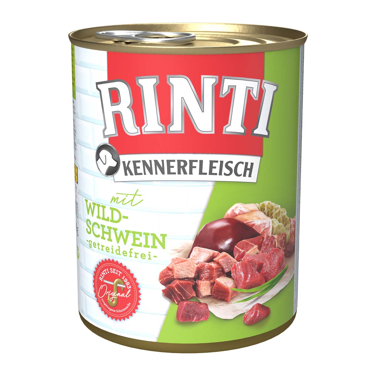 Rinti Kennerfleisch mit Wildschwein 24x800g