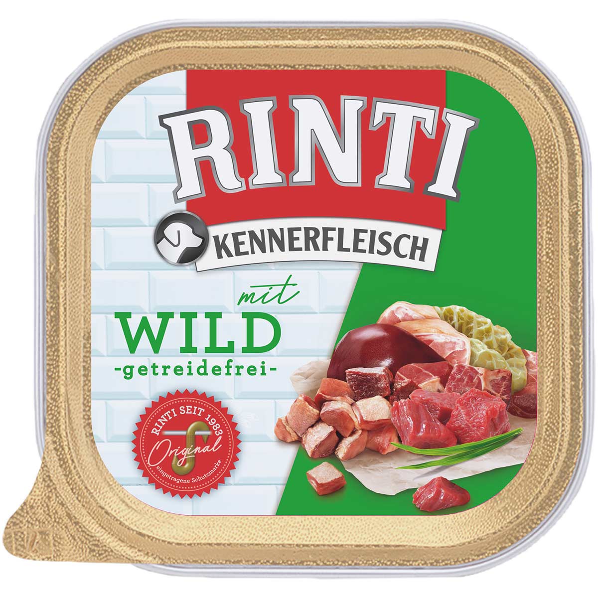 Rinti Kennerfleisch mit Wild 18x300g
