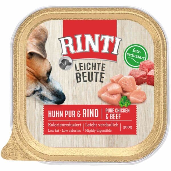 Rinti Leichte Beute Huhn pur & Rind 18x300g