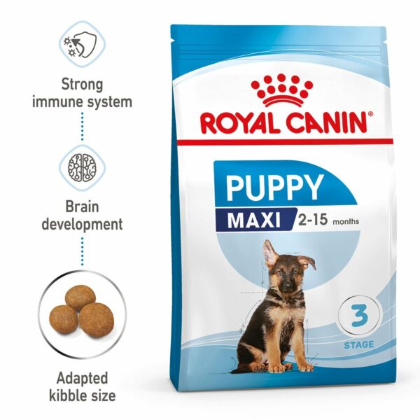 ROYAL CANIN MAXI Puppy Trockenfutter für Welpen großer Rassen 4kg