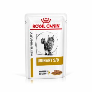 ROYAL CANIN® Veterinary URINARY S/O Häppchen in Soße Nassfutter für Katzen 48x85g