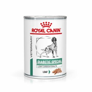 ROYAL CANIN® Veterinary DIABETIC SPECIAL LOW CARBOHYDRATE Mousse Nassfutter für Hunde 12x410g