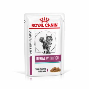 ROYAL CANIN® Veterinary RENAL FISCH Nassfutter für Katzen 48x85g