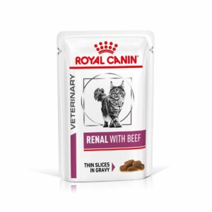 ROYAL CANIN® Veterinary RENAL RIND Nassfutter für Katzen 48x85g
