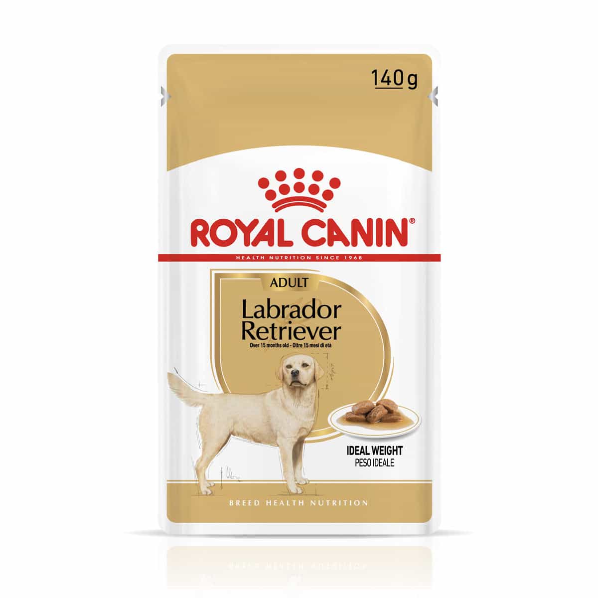 ROYAL CANIN Labrador Retriever Adult Stückchen in Soße Nassfutter für Hunde 10x140g