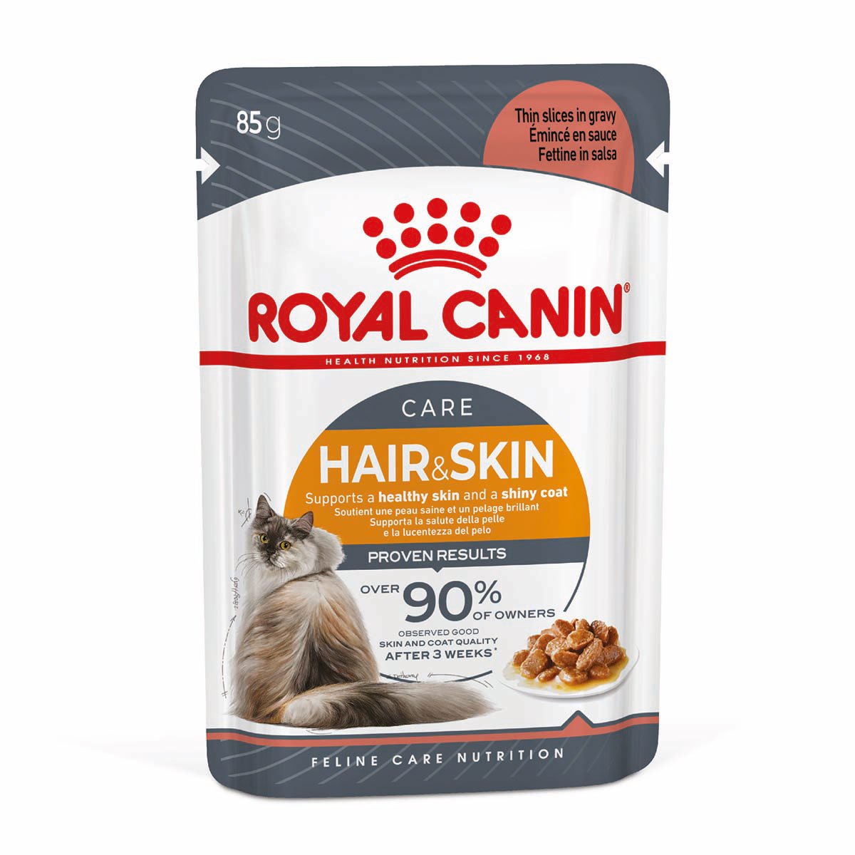 Royal Canin FCN Hair & Skin Gravy 12x85g