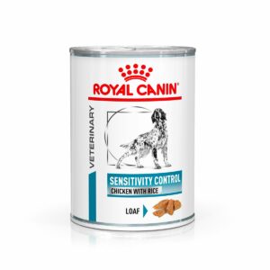 ROYAL CANIN Veterinary SENSITIVITY CONTROL HUHN MIT REIS Nassfutter für Hunde 12x410g