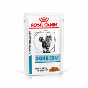 ROYAL CANIN Veterinary SKIN & COAT Nassfutter für Katzen 12x85g