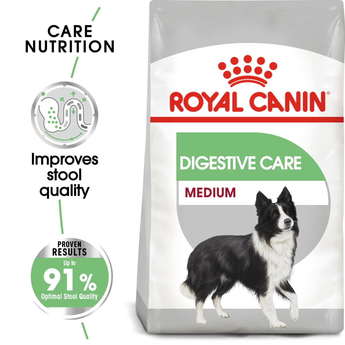 ROYAL CANIN DIGESTIVE CARE MEDIUM Trockenfutter für mittelgroße Hunde mit emfindlicher Verdauung 3kg