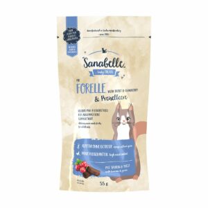 Sanabelle Katzensnack Forelle & Preiselbeere 55g