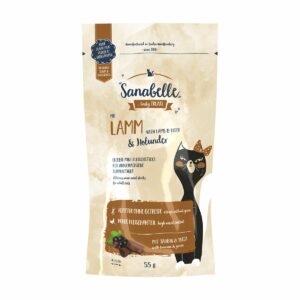 Sanabelle Katzensnack Lamm & Holunder 55g