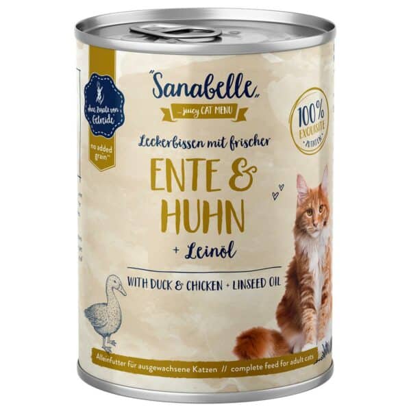 Sanabelle mit Ente & Huhn 12x400g