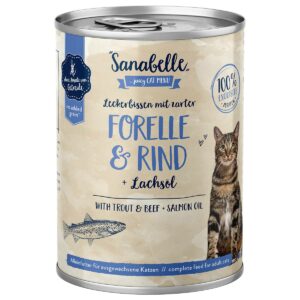 Sanabelle mit Forelle & Rind 6x400g