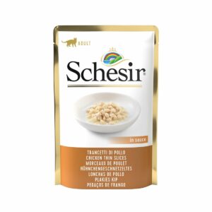 Schesir Cat Hühnergeschnetzeltes 20x85g