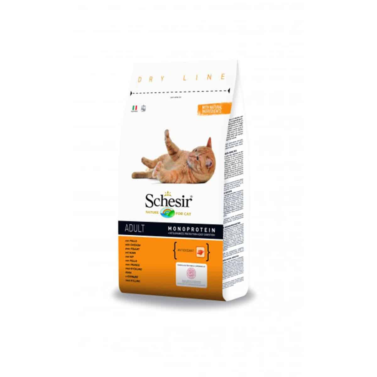 Schesir Cat Maintenance Huhn Trockenfutter 8x400g