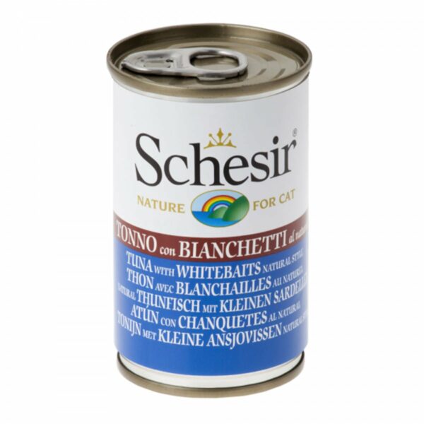 Schesir Cat - Natural Thunfisch und kleine Sardellen 24x140g