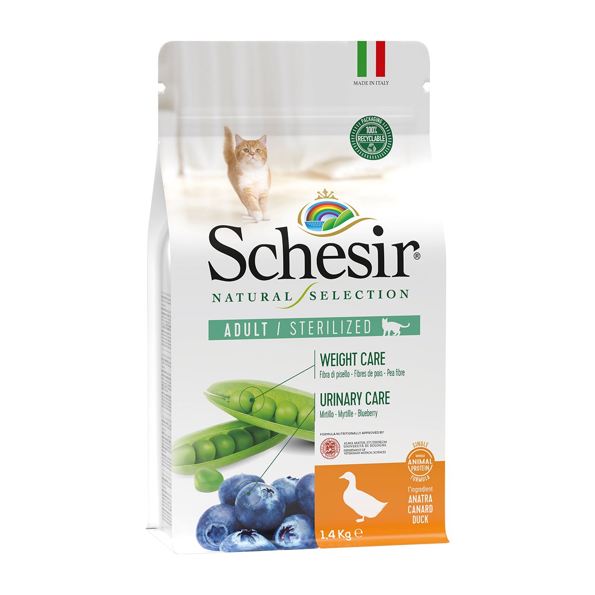 Schesir Cat Natural Selection Sterilized Ente 1