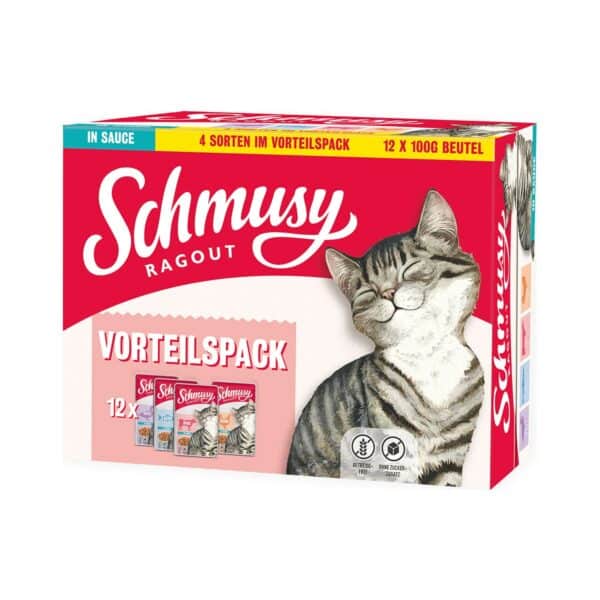 Schmusy Ragout in Sauce Vorteilspack 12x100g