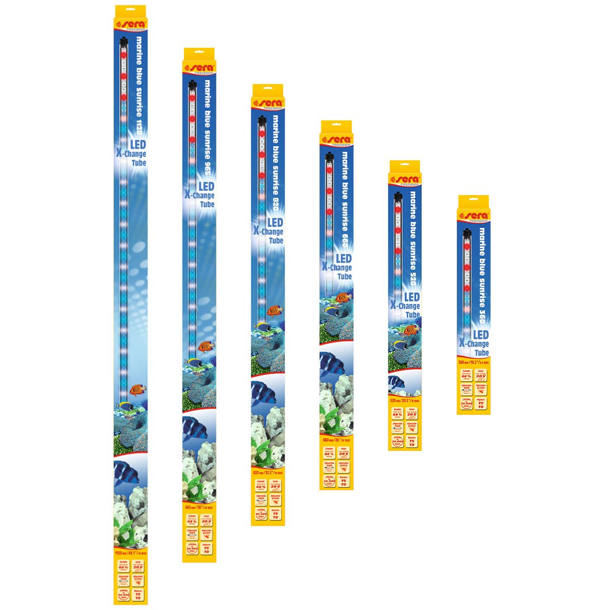 sera LED X-Change Tube marin blue sunrise 360mm / 8