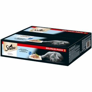 Sheba Nassfutter Multipack Delikatesse in Gelee Fisch Variation 60x85g