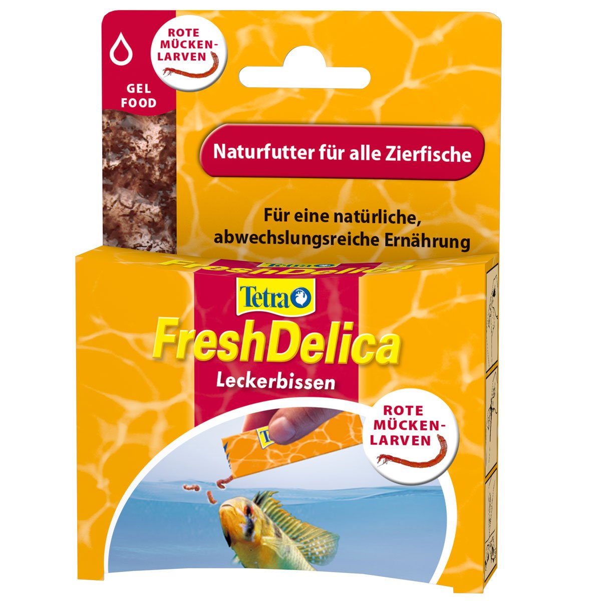 Tetra Gelfutter FreshDelica Rote Mückenlarven 48g