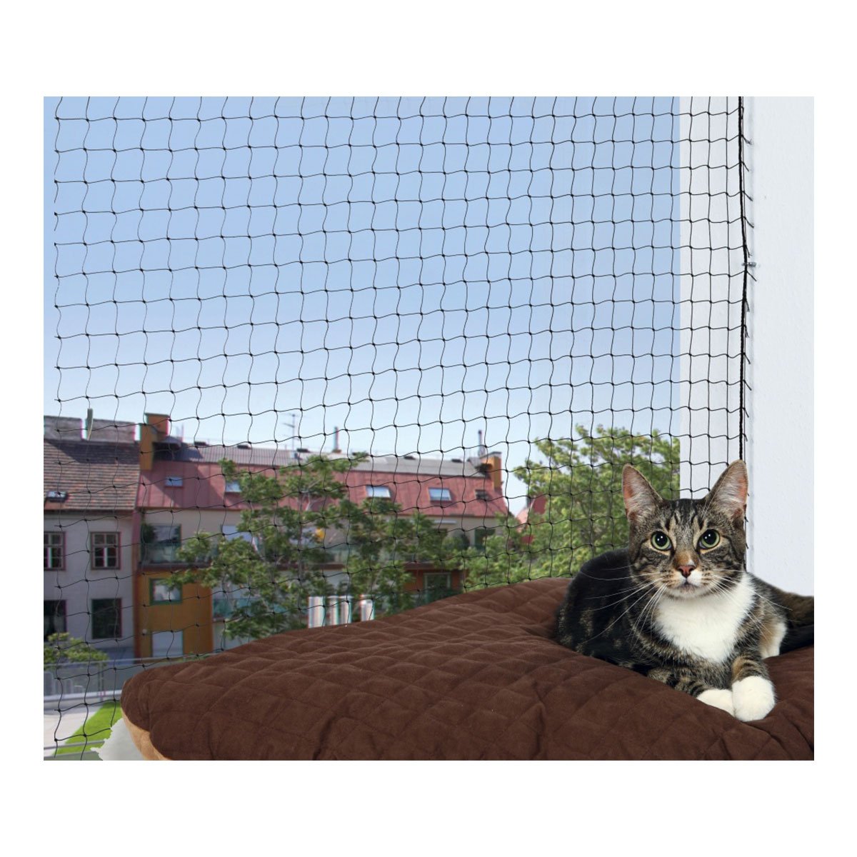 Trixie Cat Protect Katzenschutznetz transparent - 6x3m
