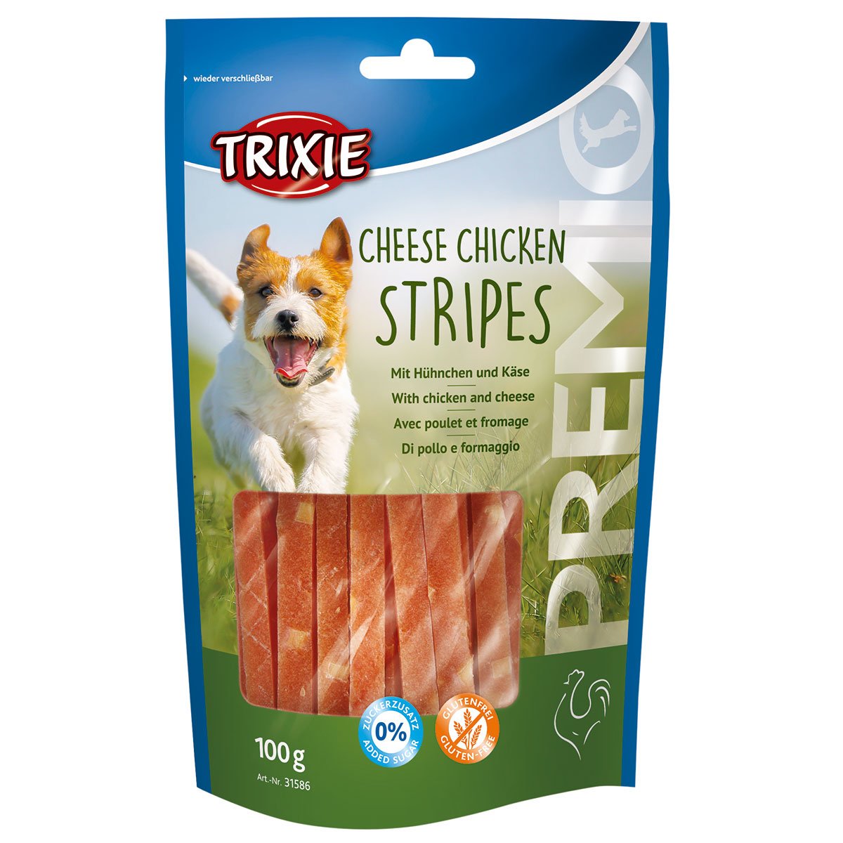 Trixie Hundesnack PREMIO Cheese Chicken Stripes 100g