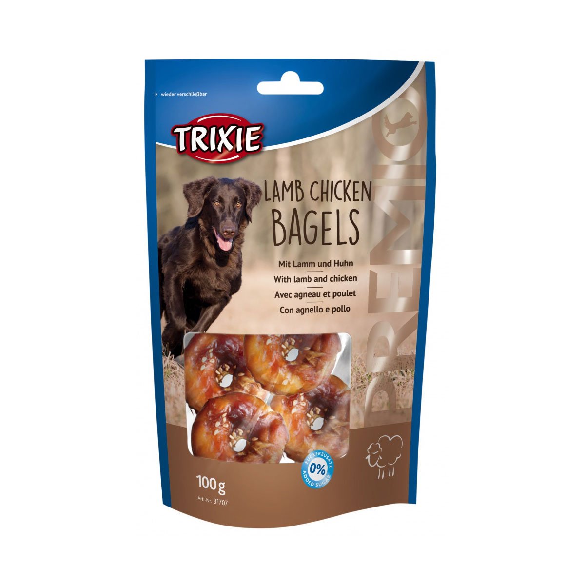 Trixie PREMIO Lamb Chicken Bagels 5x100g