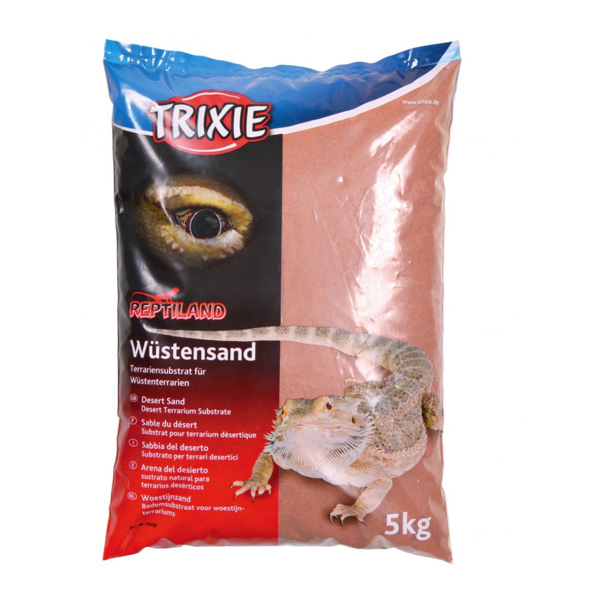 Trixie Terrariumbodengrund Wüstensand 5kg rot