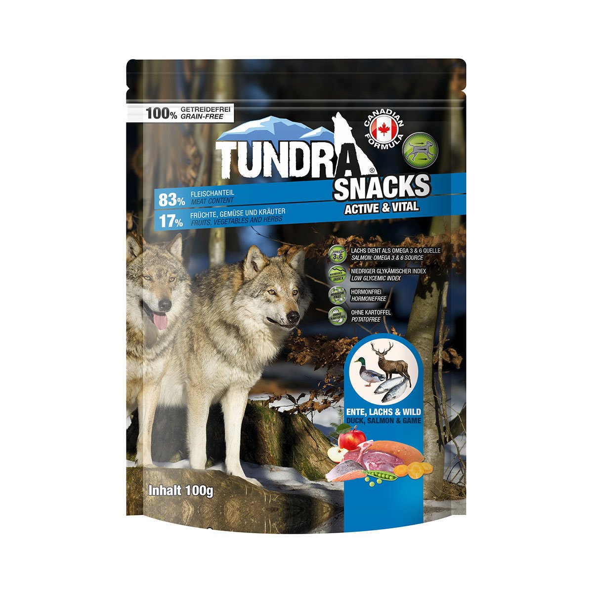 Tundra Dog Snack Active & Vital Ente