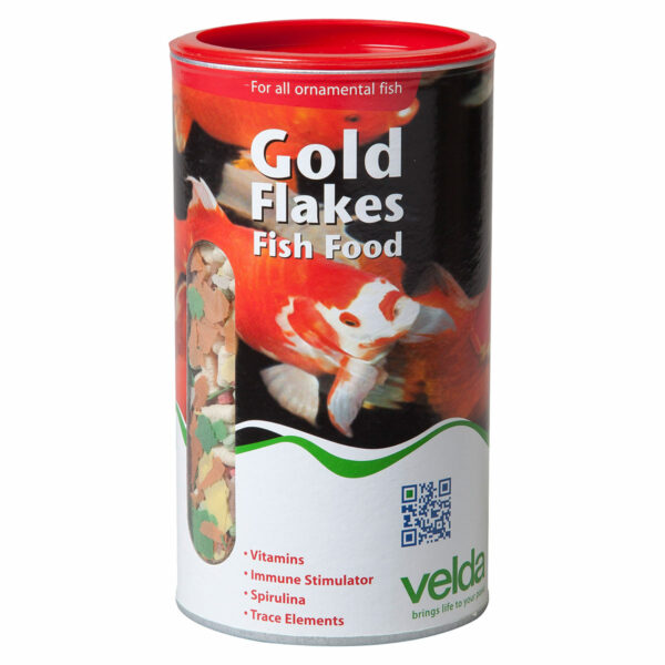 Velda Gold Flakes Fish Food 1250 ml
