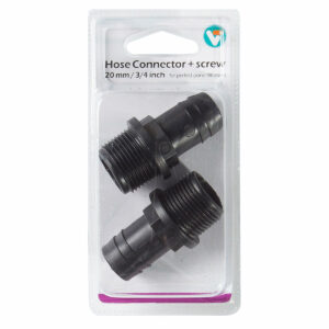 Velda Hose Connector+Screw 20 mm 3/4 Inch