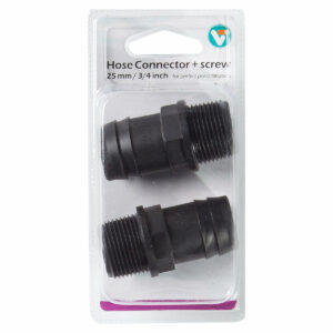 Velda Hose Connector+Screw 25 mm 3/4 Inch