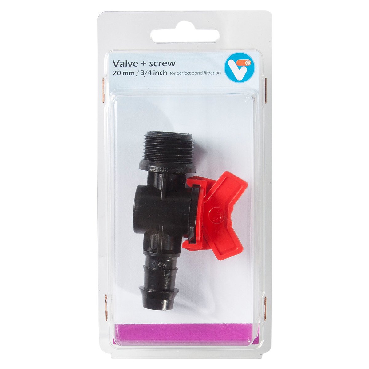 Velda Valve + screw 3/4 Inch 20 mm