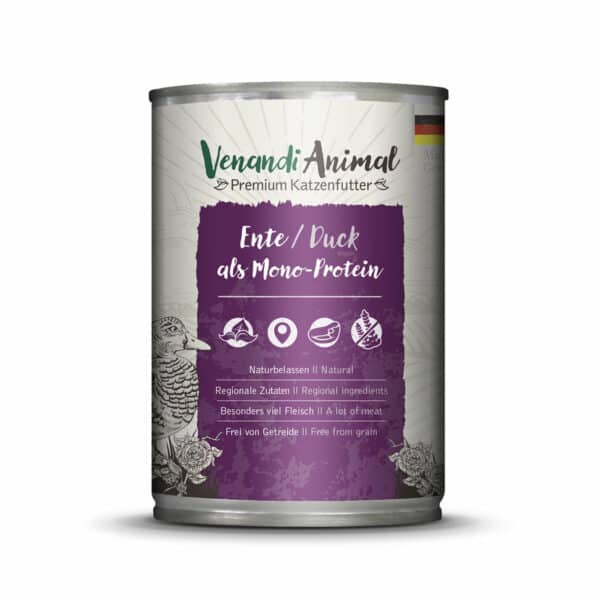 Venandi Animal - Ente als Monoprotein 6x400g