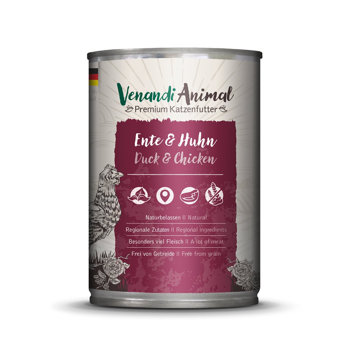 Venandi Animal – Ente & Huhn 6x400g