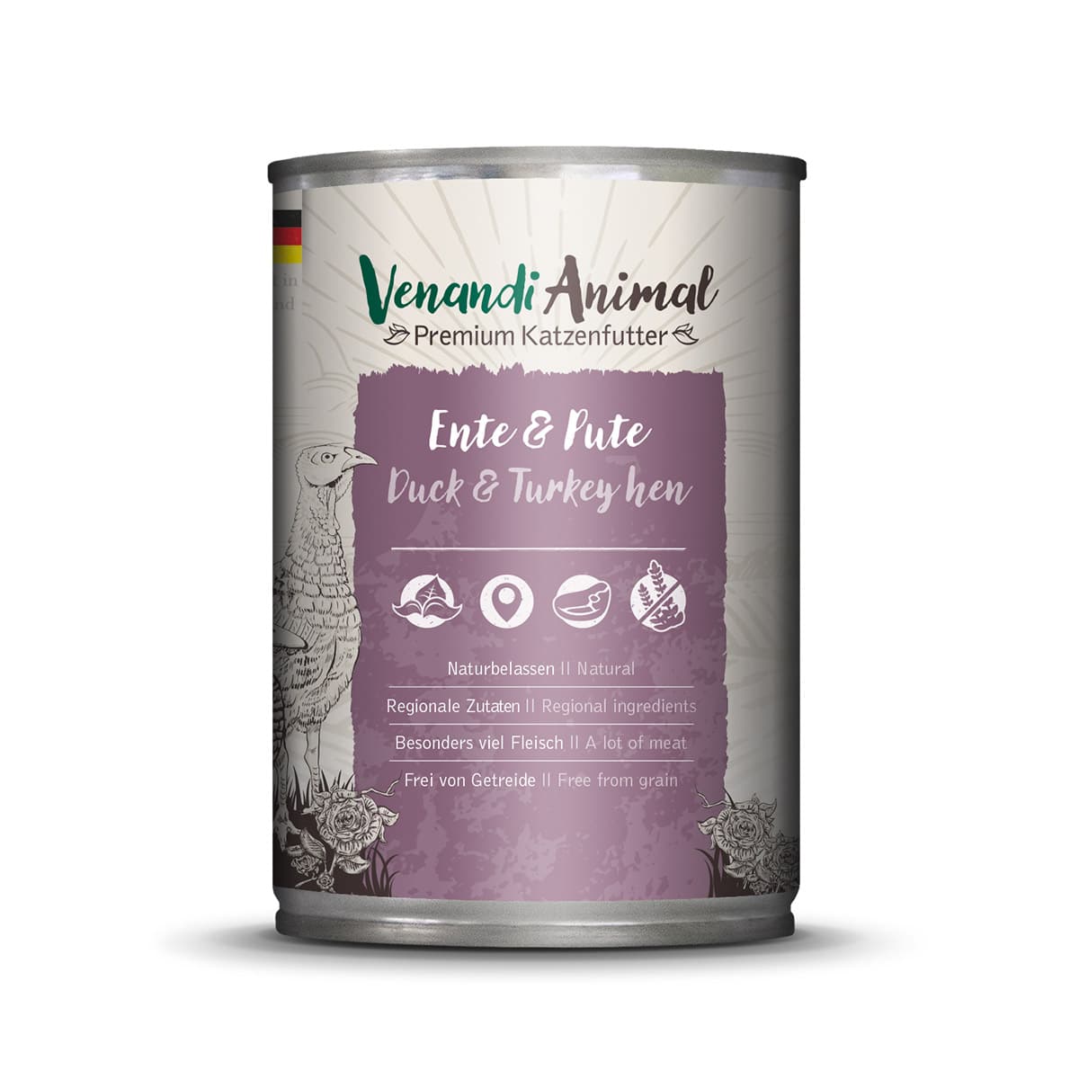 Venandi Animal – Ente & Pute 24x400g