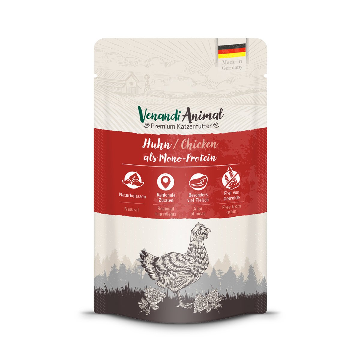 Venandi Animal - Huhn als Monoprotein 24x125g