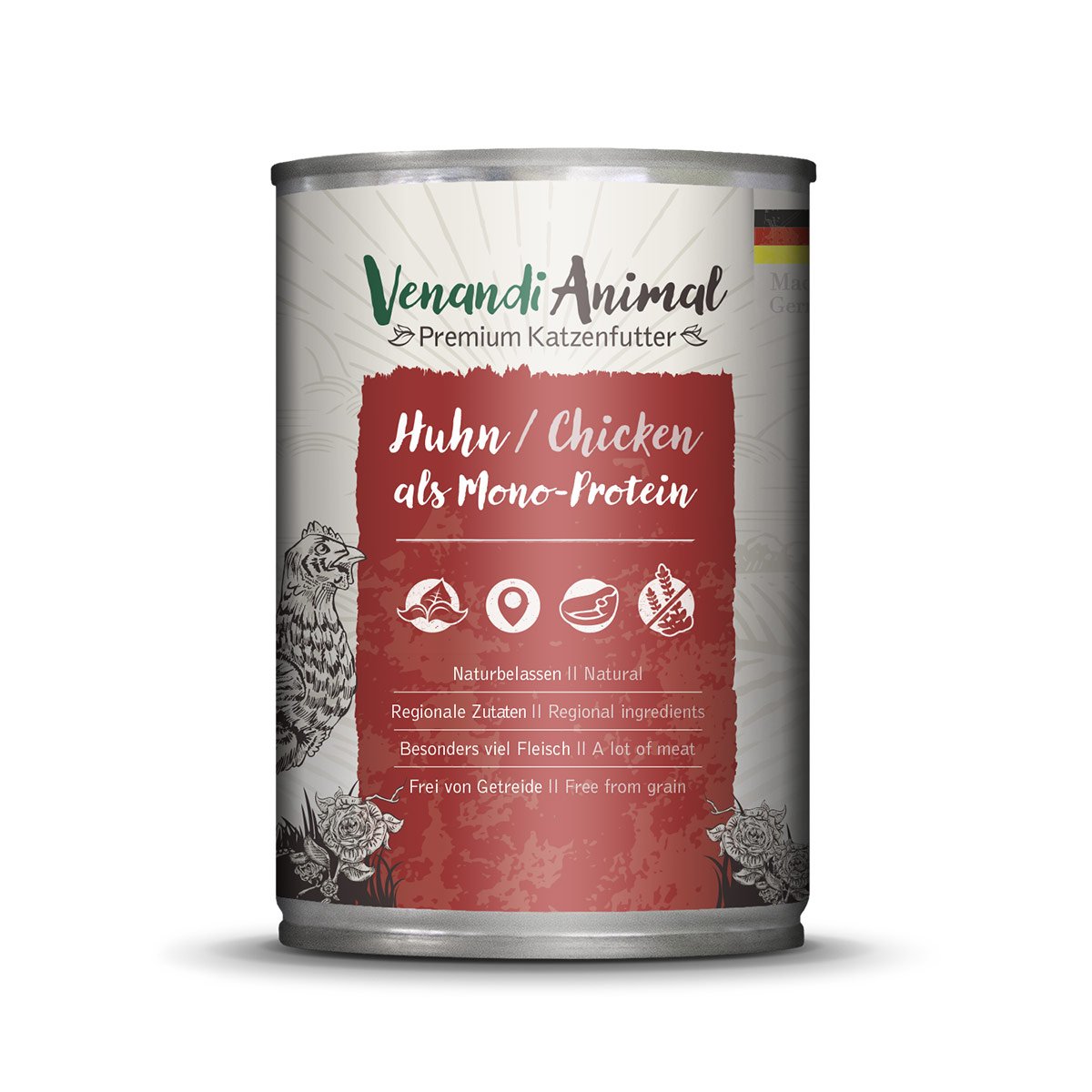 Venandi Animal - Huhn als Monoprotein 24x400g