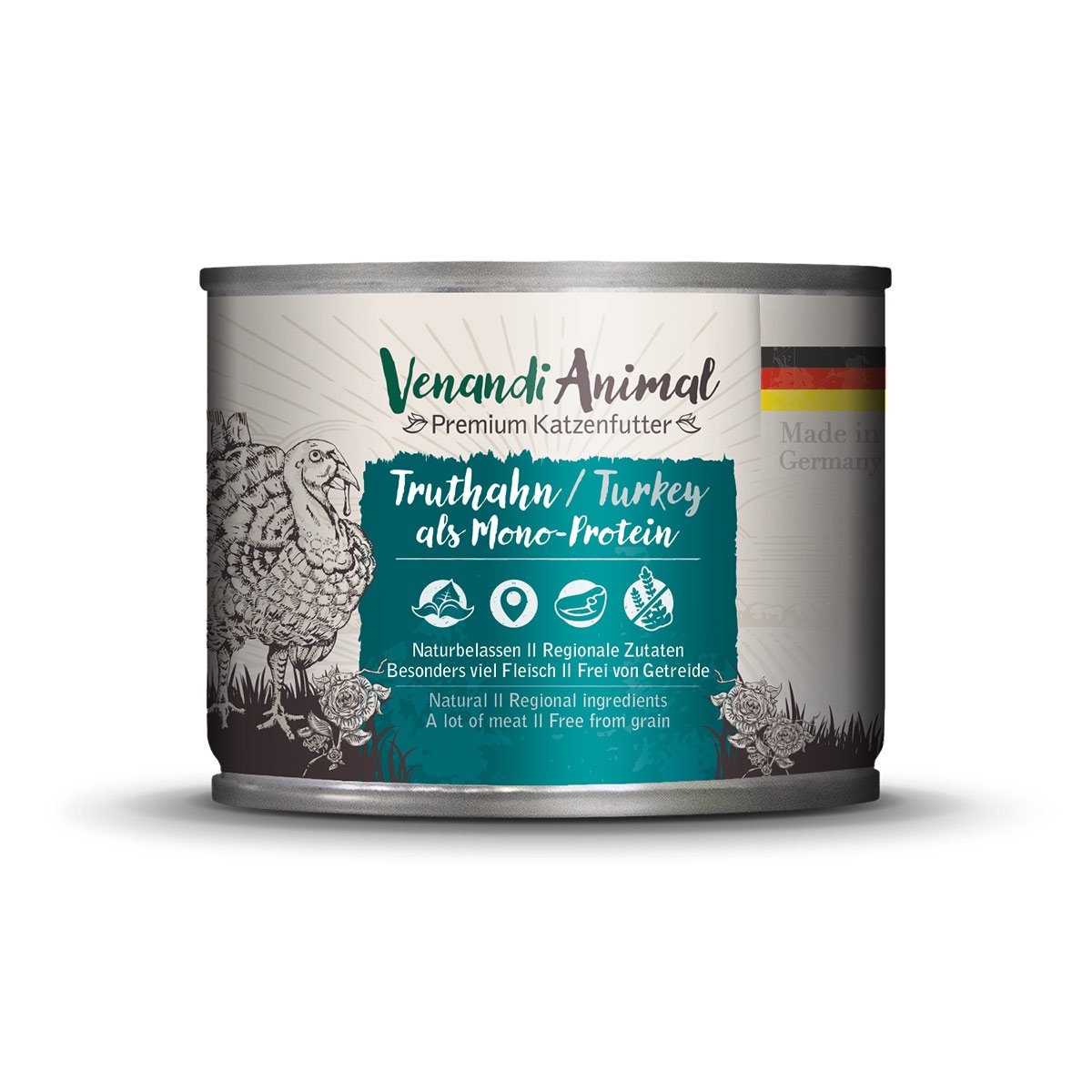 Venandi Animal - Truthahn als Monoprotein 12x200g