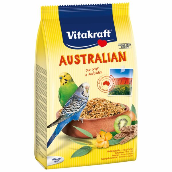 Vitakraft Australian Hauptfutter für Wellensittiche 5x800g