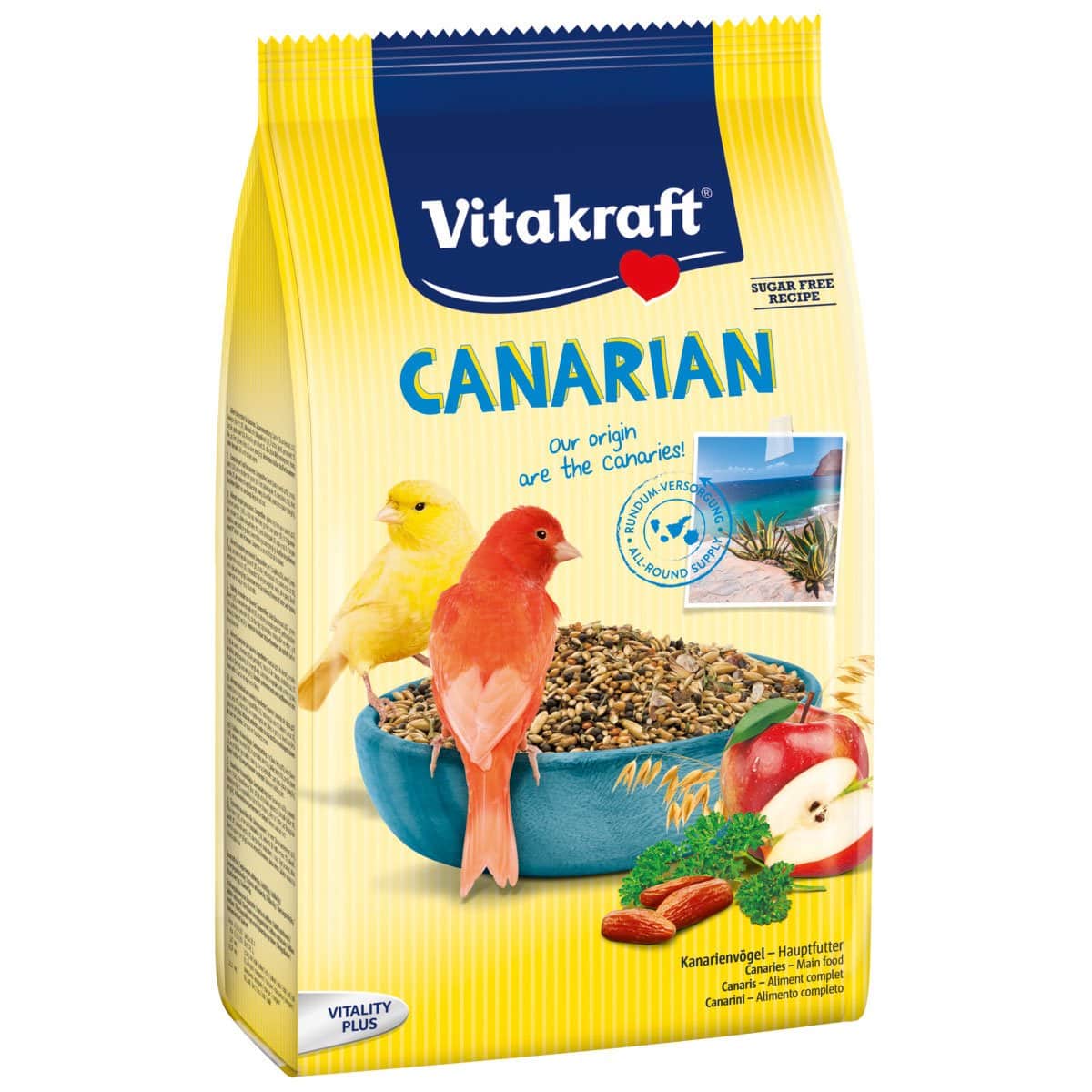 Vitakraft Canarian Hauptfutter für Kanarienvögel 5x800g