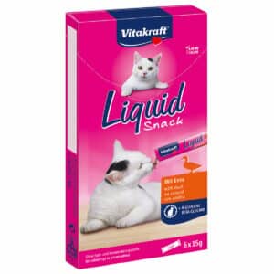 Vitakraft Cat liquid Snack Ente und Beta-Glucane 3x6 Stk