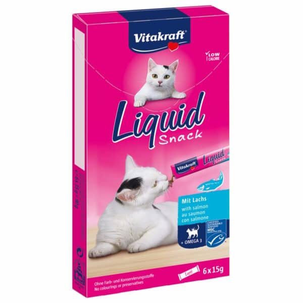 Vitakraft Cat liquid Snack Lachs 3x6 Stk