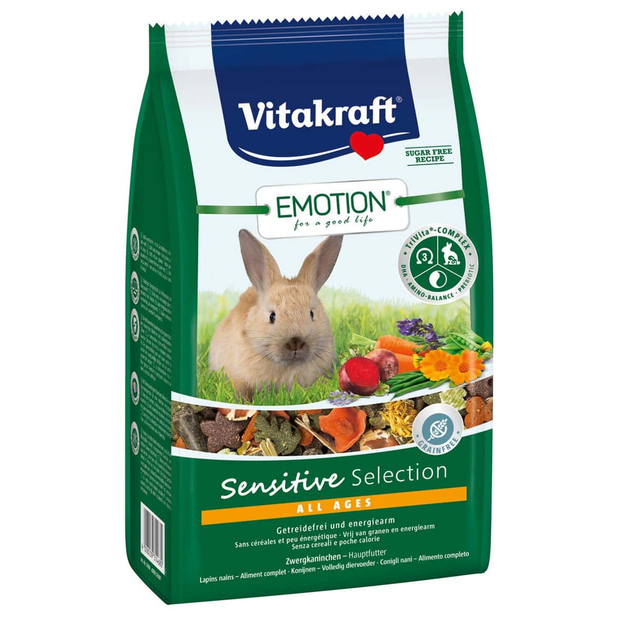 Vitakraft Emotion Sensitive Selection Zwergkaninchen 600g