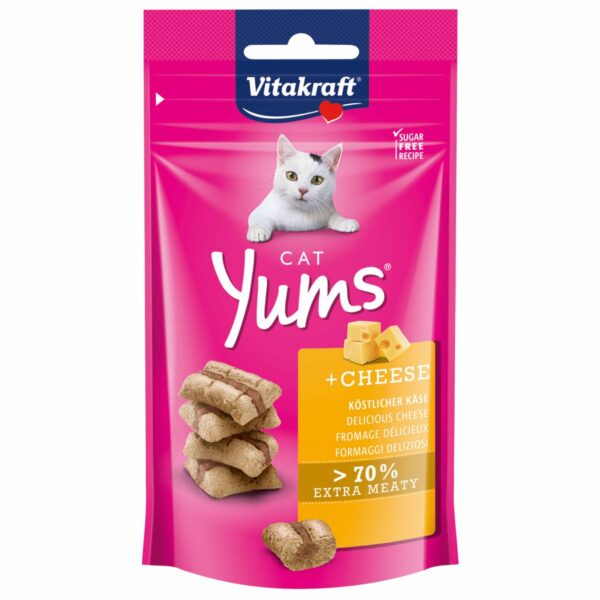 Vitakraft Katzensnack Cat Yums Käse 9x40g