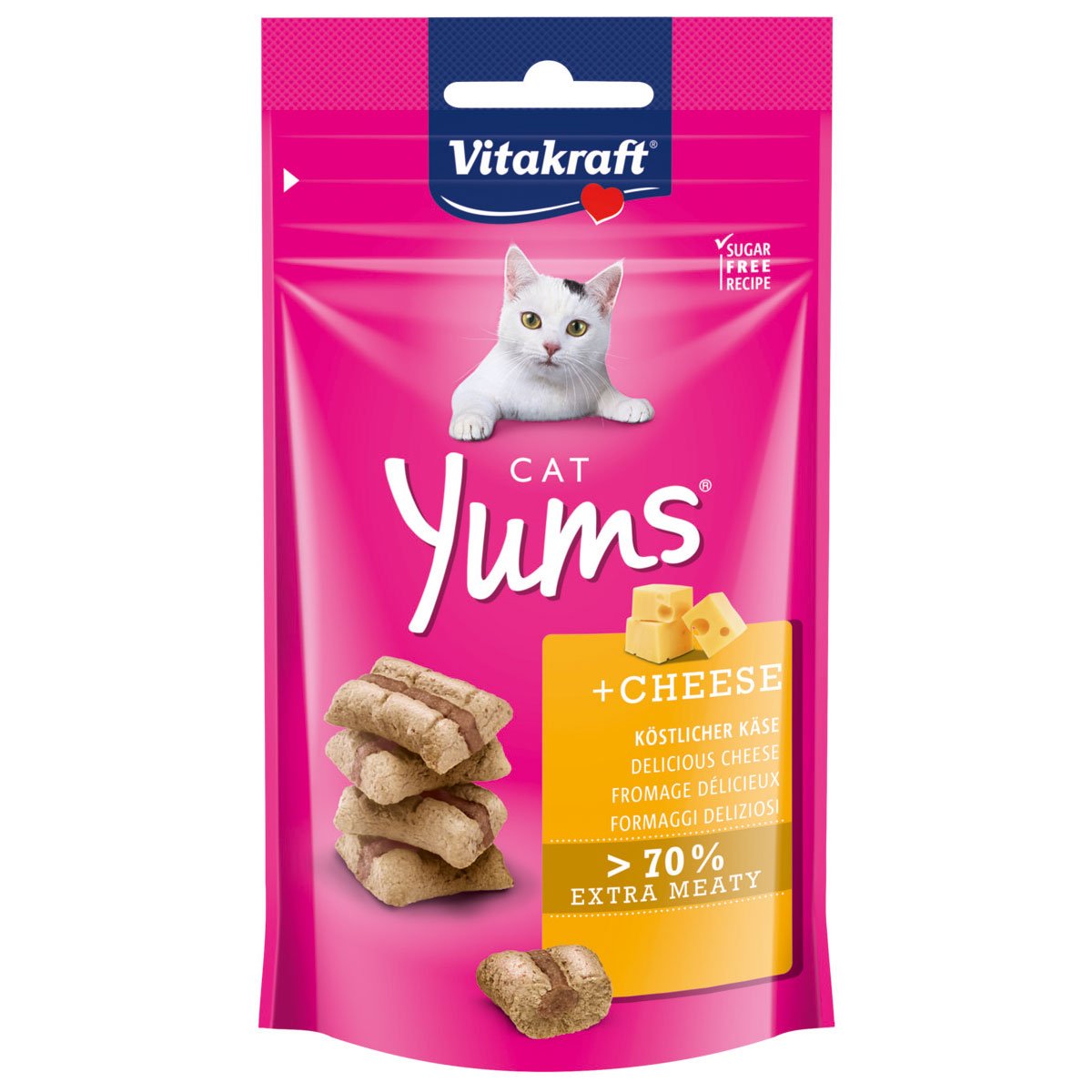 Vitakraft Katzensnack Cat Yums Käse 9x40g