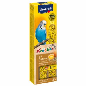 Vitakraft Kräcker mit Ei und Grassamen für Sittiche 5x2 Stück