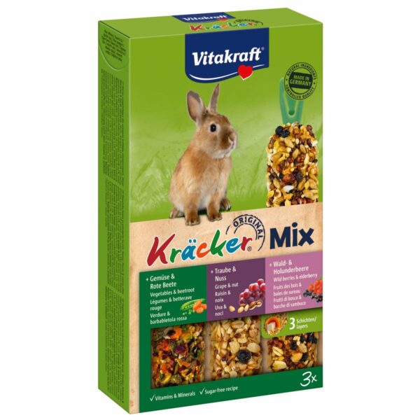 Vitakraft Kräcker Trio Mix Zwergkaninchen 2 Stück