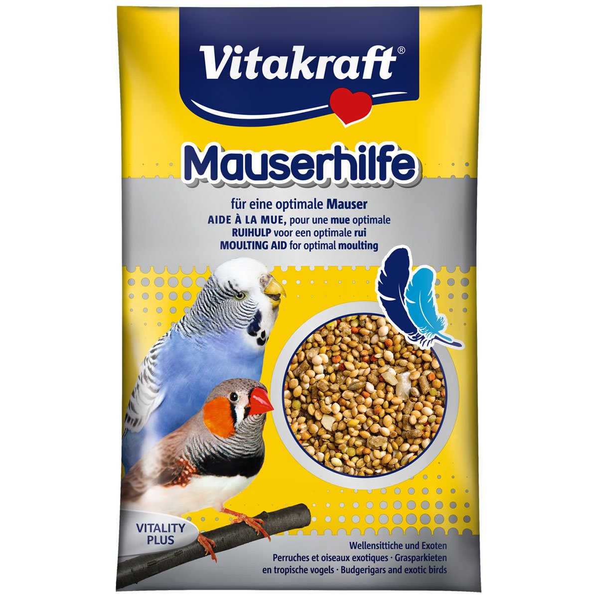 Vitakraft Mauserhilfe für Sittiche und Exoten 5x20g